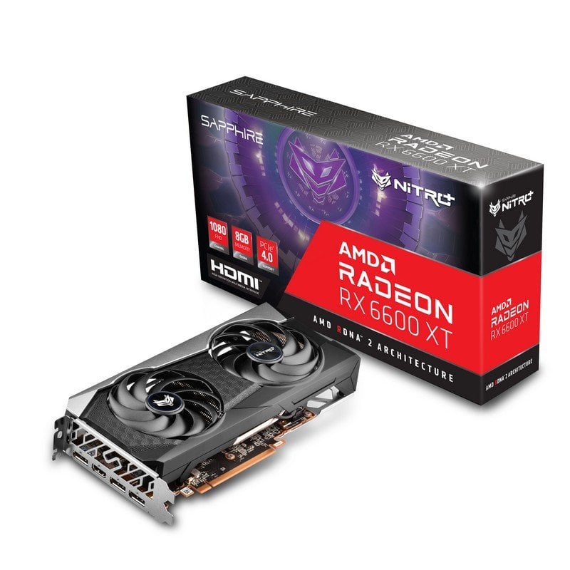 Sapphire NITRO+ AMD RADEON RX 6600 XT GAMING OC 8GB GDDR6