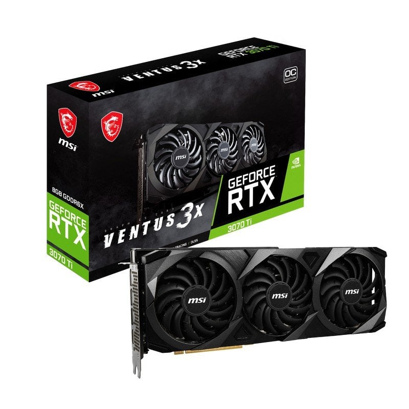 MSI GeForce RTX 3070 Ti VENTUS 3X OC 8GB GDDR6X Reacondicionado