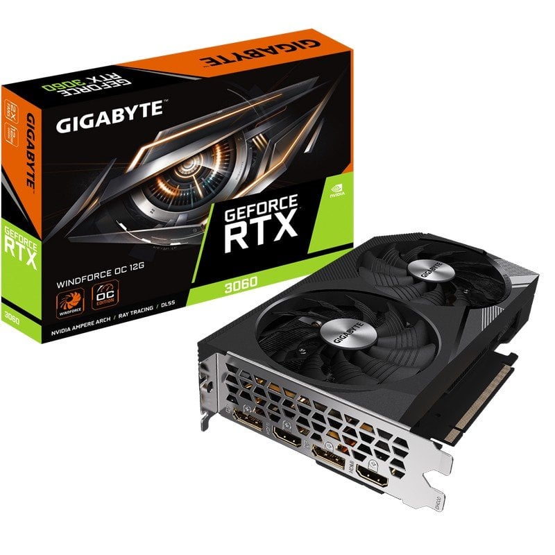 Gigabyte GeForce RTX 3060 WINDFORCE OC 12GB GDDR6 Reacondicionado