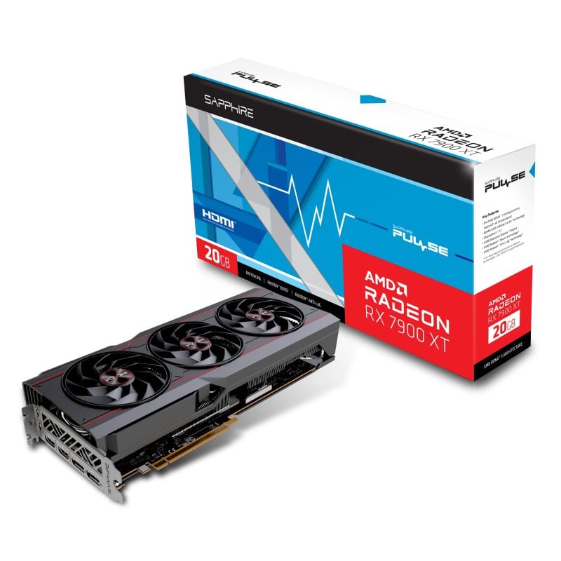 Sapphire Pulse AMD Radeon RX 7900 XT 20GB GDDR6 Reacondicionado