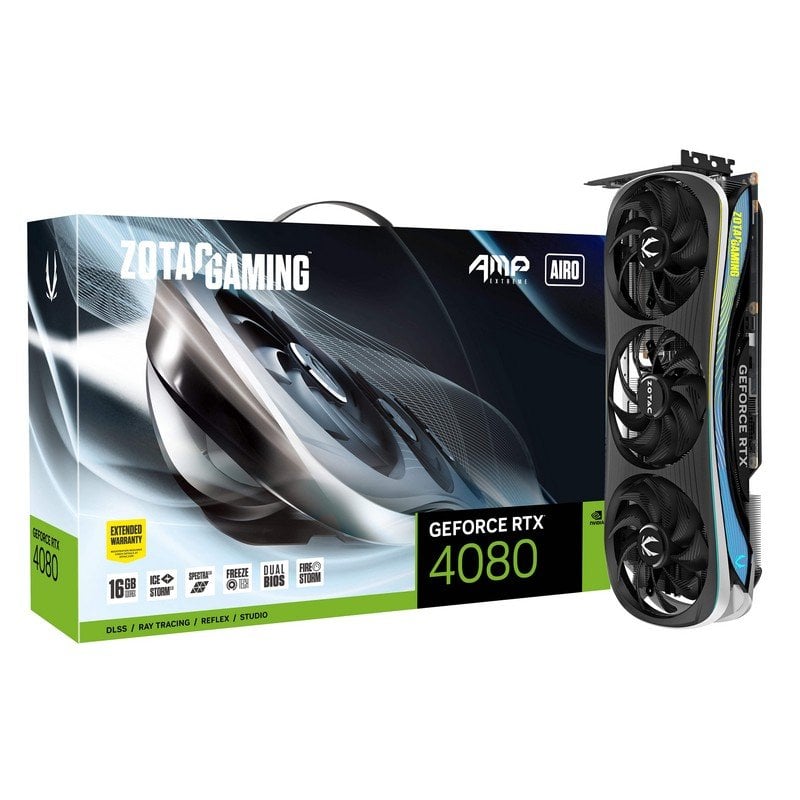 Zotac Gaming GeForce RTX 4080 AMP EXTREME AIRO 16GB GDDR6X Reacondicionado