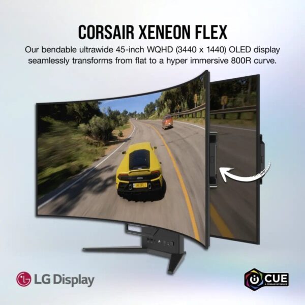 Corsair XENEON FLEX 45WQHD240 45" OLED WQHD 240Hz G-Sync Compatible Curva Reacondicionado