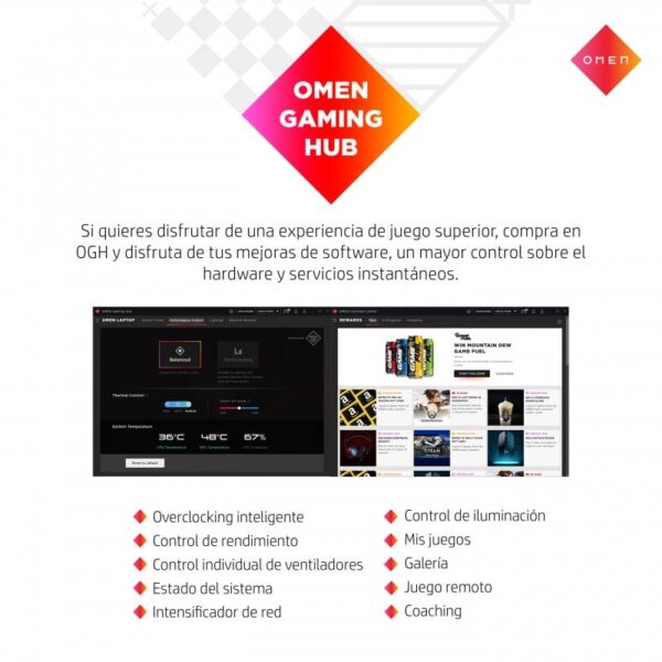 HP OMEN 40L GT21-0022ns AMD Ryzen 5 5600X/16GB/512GB SSD/RTX 3060 Reacondicionado