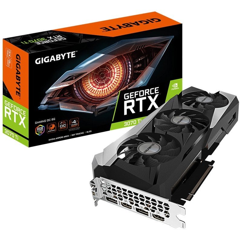 Gigabyte GeForce RTX 3070 Ti GAMING OC 8GB GDDR6X Reacondicionado