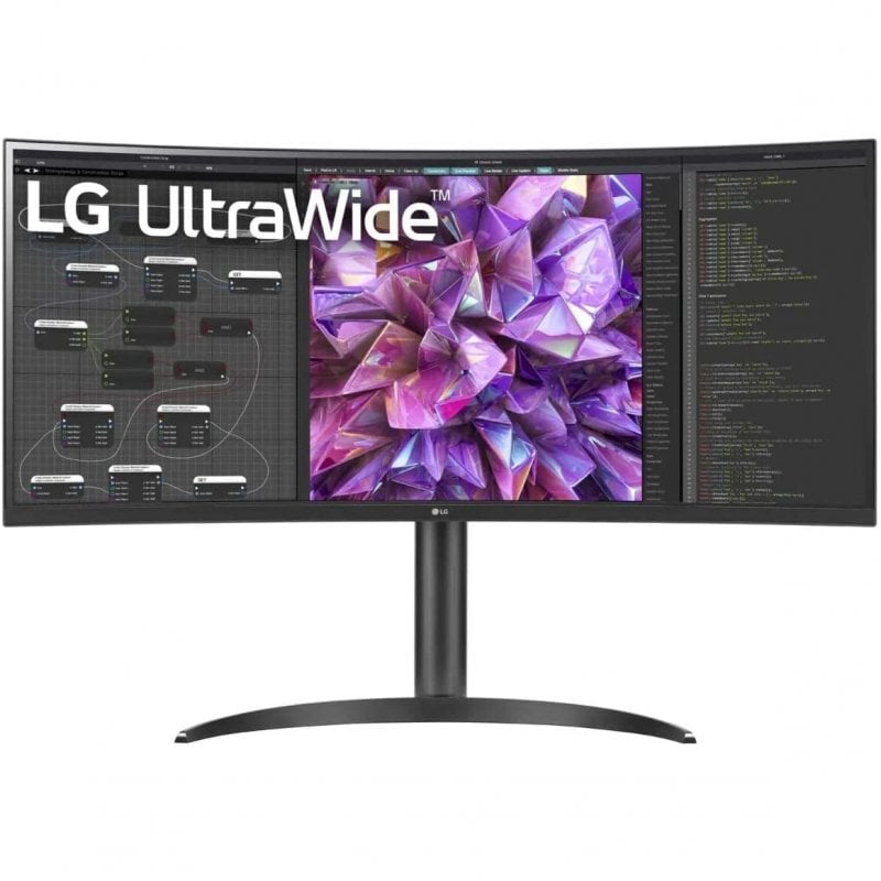 LG 34WQ75C-B 34" LED IPS UWQHD Curvo USB-C/RJ-45 Reacondicionado