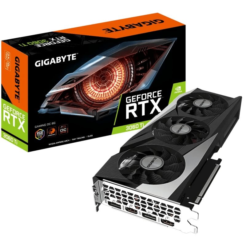 Gigabyte GeForce RTX 3060 Ti Gaming OC LHR 8GB GDDR6 Reacondicionado