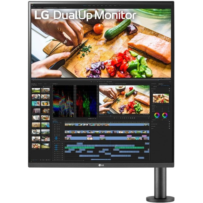 LG DualUp Ergo 28MQ780-B 27.6"" LED IPS QHD USB-C Reacondicionado