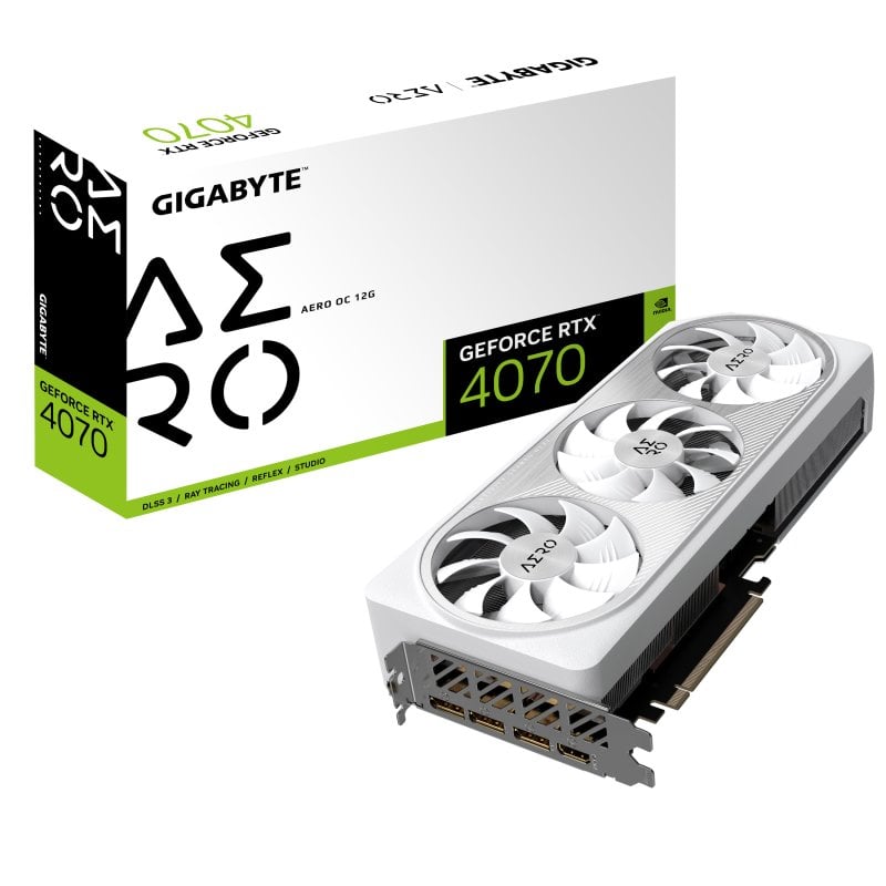 Gigabyte GeForce RTX 4070 AERO OC 12GB GDDR6X DLSS3 Reacondicionado