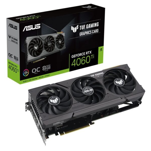 ASUS TUF Gaming GeForce RTX 4060 Ti OC Edition 8GB GDDR6 DLSS3 Reacondicionado