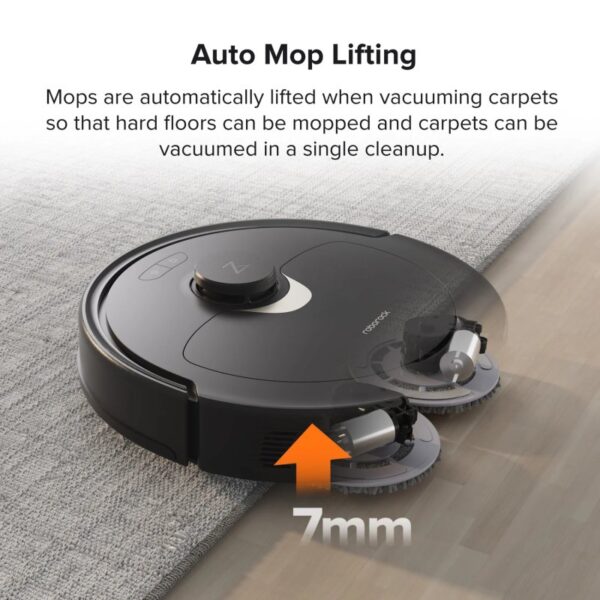 Roborock Q REVO Robot Aspirador con Base Multifuncional Negro