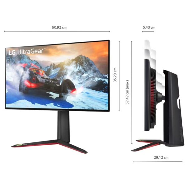 LG UltraGear 27GP95RP-B 27"" LED NanoIPS UltraHD 4K 160Hz G-Sync Compatible Reacondicionado