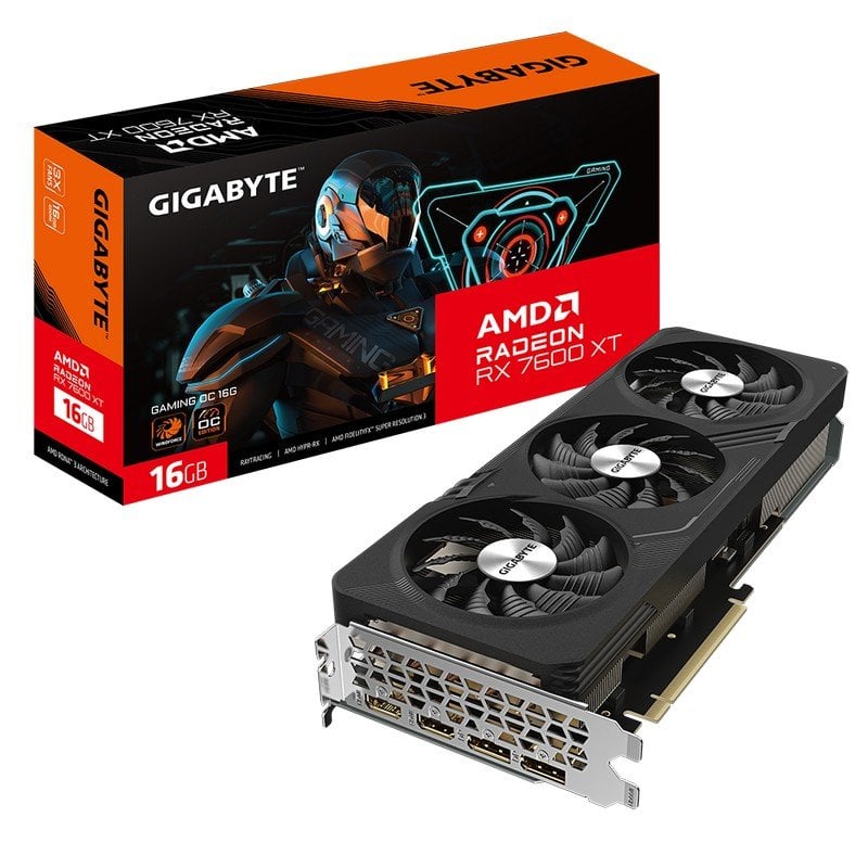 Gigabyte Radeon RX 7600 XT GAMING OC 16GB GDDR6 Reacondicionado