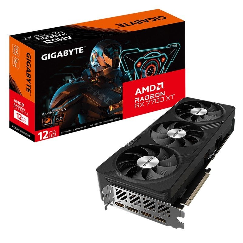Gigabyte AMD Radeon RX 7700 XT GAMING OC 12GB GDDR6 Reacondicionado