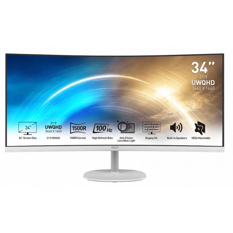 MSI PRO MP341CQW 34" LED UWQHD 100Hz Curva Reacondicionado