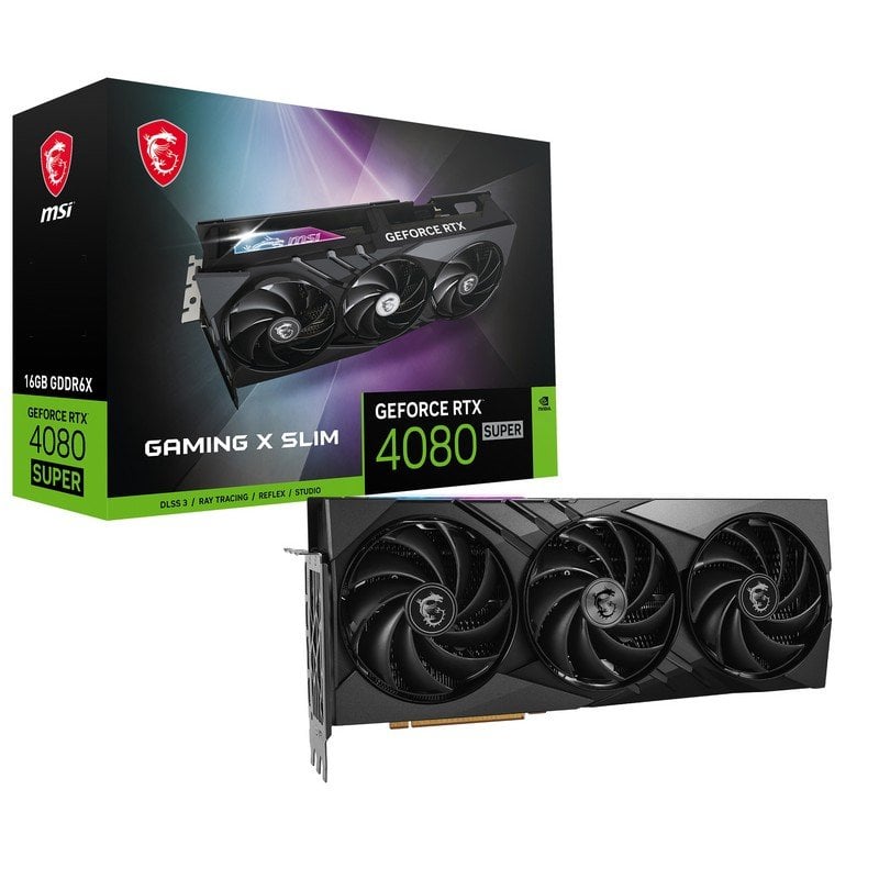 MSI GeForce RTX 4080 SUPER GAMING X SLIM 16GB GDDR6X DLSS3 Reacondicionado