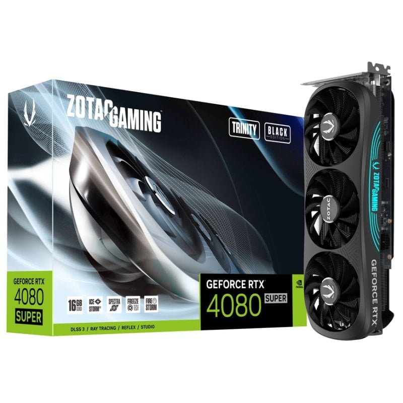 Zotac Gaming GeForce RTX 4080 SUPER Trinity Black Edition 16GB GDDR6X DLSS3 Reacondicionado
