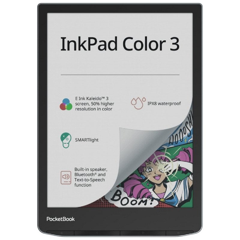 PocketBook InkPad Color 3 Libro Electrónico 7.8" 32GB Azul Tormenta Reacondicionado