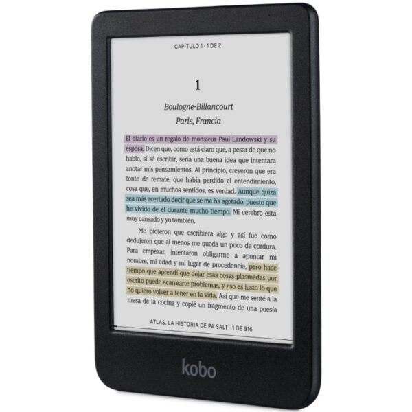 Kobo Clara Colour Libro Electrónico de 6" 16GB Negro Reacondicionado