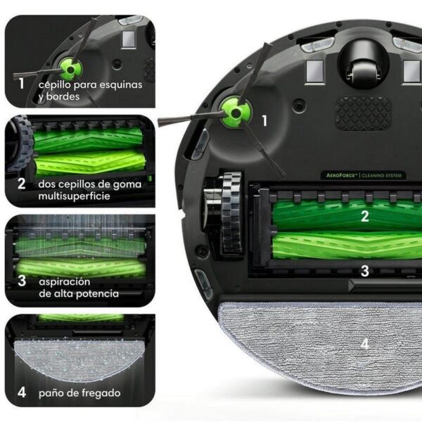 iRobot Roomba Combo i5+ Robot Aspirador y Friegasuelos con Base de Autovaciado