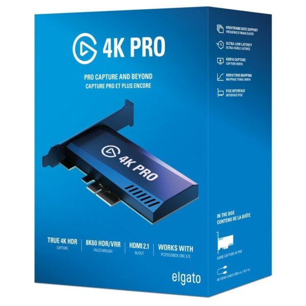Elgato Game Capture 4K Pro Capturadora de Vídeo Reacondicionado