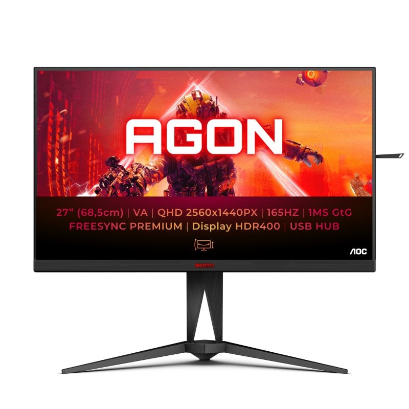 AOC AGON AG275QXN/EU 27" LED QHD 165Hz FreeSync Premium Reacondicionado