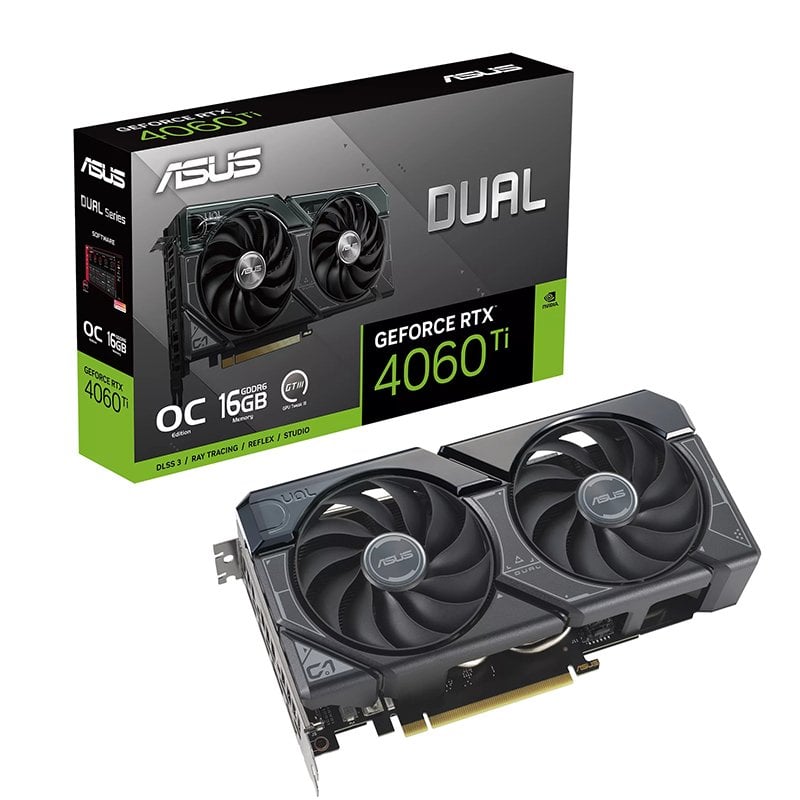 ASUS Dual GeForce RTX 4060 Ti OC Edition 16GB GDDR6 DLSS3 Reacondicionado