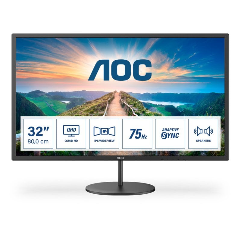 AOC Q32V4 31.5" LED IPS QuadHD 75Hz Reacondicionado