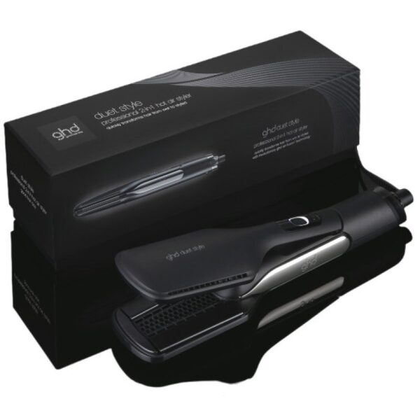 GHD Duet Style 2 en 1 Plancha de Pelo con Aire Caliente Negra Reacondicionado