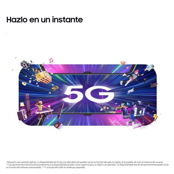 Samsung Galaxy A34 5G 8/256GB Plata Libre + Protector Pantalla
