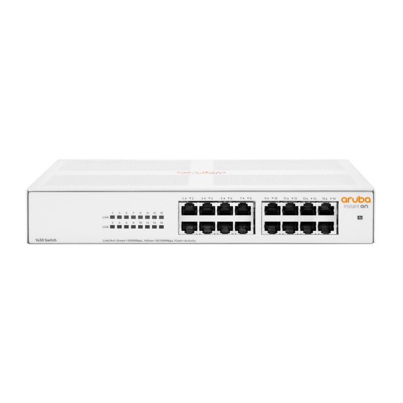 HPE Aruba Instant On 1430 Switch No Gestionado L2 16x Puertos Gigabit Reacondicionado