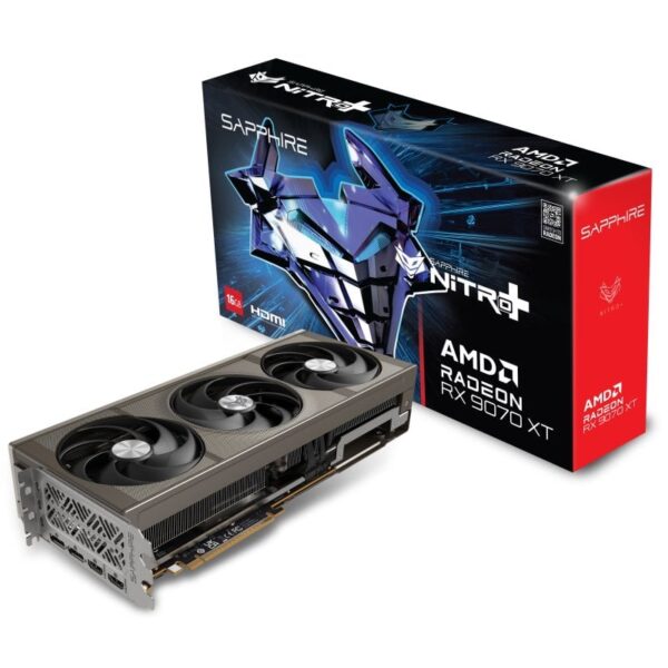 Sapphire NITRO+ AMD Radeon RX 9070 XT Gaming OC 16GB GDDR6 FSR 4 Reacondicionado