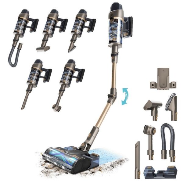 Cecotec Conga Rockstar 12500 Stellar AquaPet Flex Aspirador Escoba/Mano sin Cable 29.6V 700W Reacondicionado