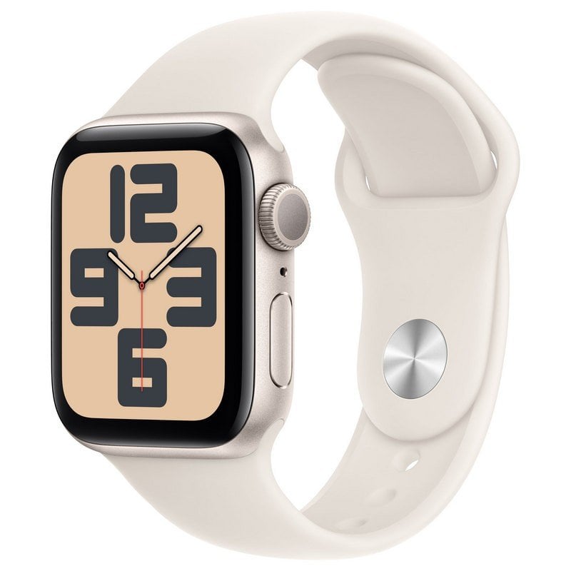 Apple Watch SE GPS 40mm Caja de Aluminio Blanco Estrella con Correa Deportiva Blanco Estrella M/L Reacondicionado