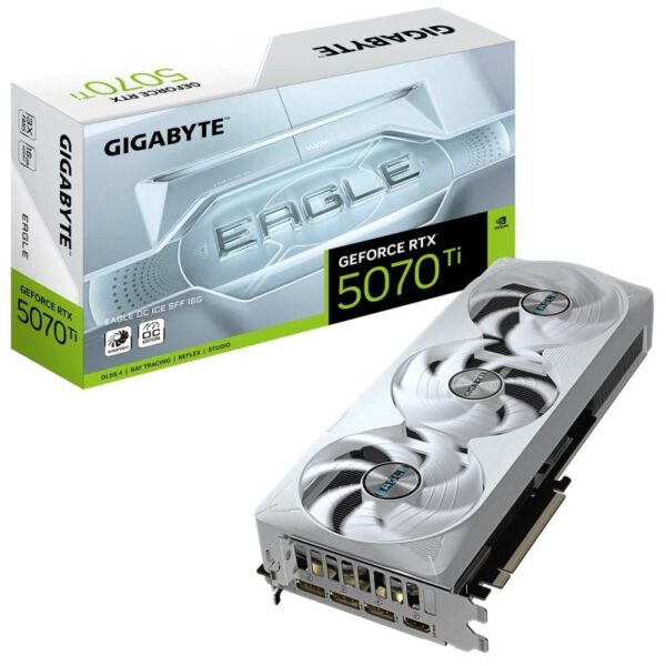 Gigabyte GeForce RTX 5070 Ti EAGLE OC ICE SFF 16GB GDDR7 Reflex 2 RTX AI DLSS4 Reacondicionado