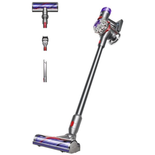 Dyson V8 Advanced Aspiradora Escoba/Mano sin Cable 130AW Plata/Níquel Reacondicionado