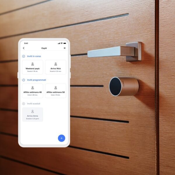 Netatmo Pack 1 Cerradura Inteligente Gris + 3 Llaves Inteligentes Negras Reacondicionado