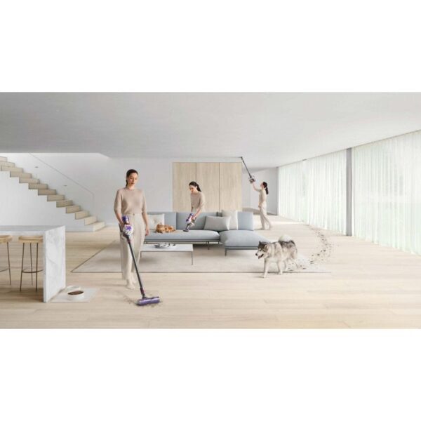 Dyson V8 Advanced Aspiradora Escoba/Mano sin Cable 130AW Plata/Níquel Reacondicionado