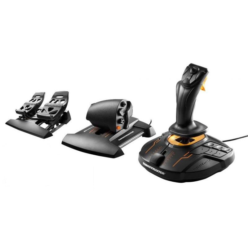 Thrustmaster T.16000M FCS Flight Pack Joystick + Acelerador + Pedales Reacondicionado