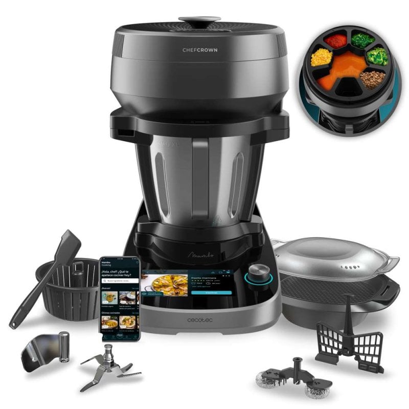 Cecotec Mambo CooKing Victory Robot de Cocina Multifunción con Dispensador de Alimentos 4.5L Reacondicionado