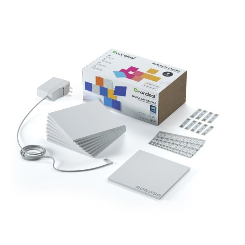 Nanoleaf Kit de 9 Paneles LED WiFi Cuadrados Reacondicionado